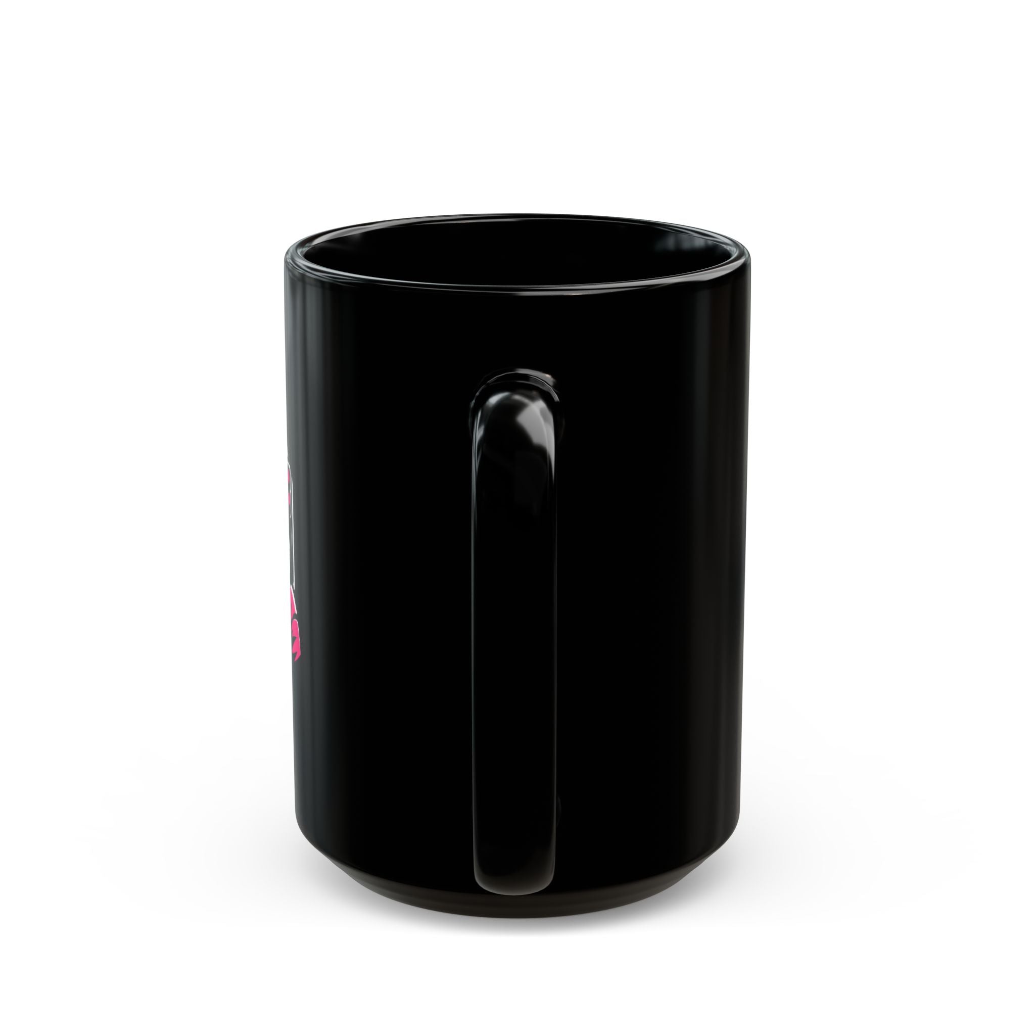 Scratch Theory Lab Astronaut Neon Helmet Black Ceramic Mug (11oz/15oz)