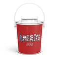 America 1776 Ice Bucket with Tongs