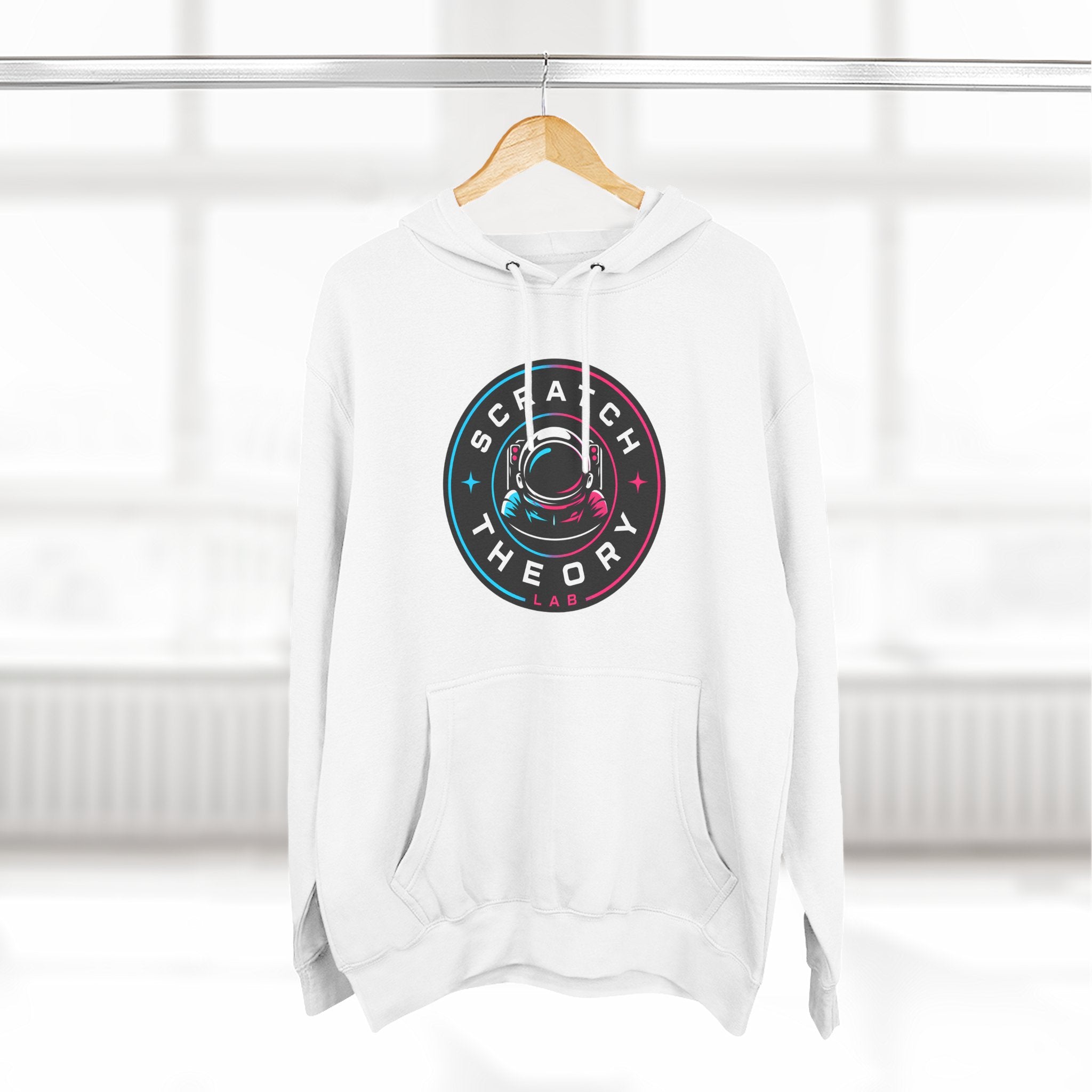 Scratch Theory Badge Logo Pullover Hoodie