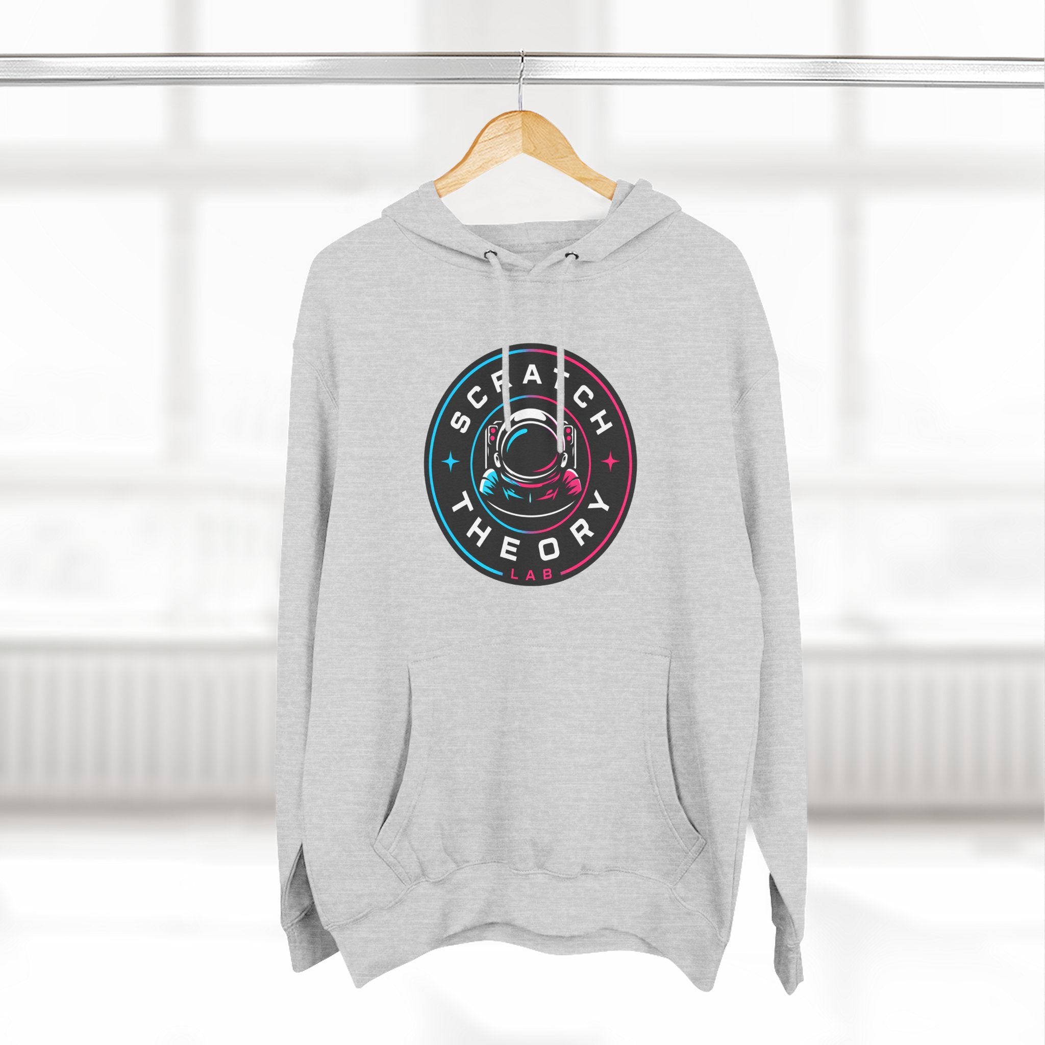 Scratch Theory Badge Logo Pullover Hoodie