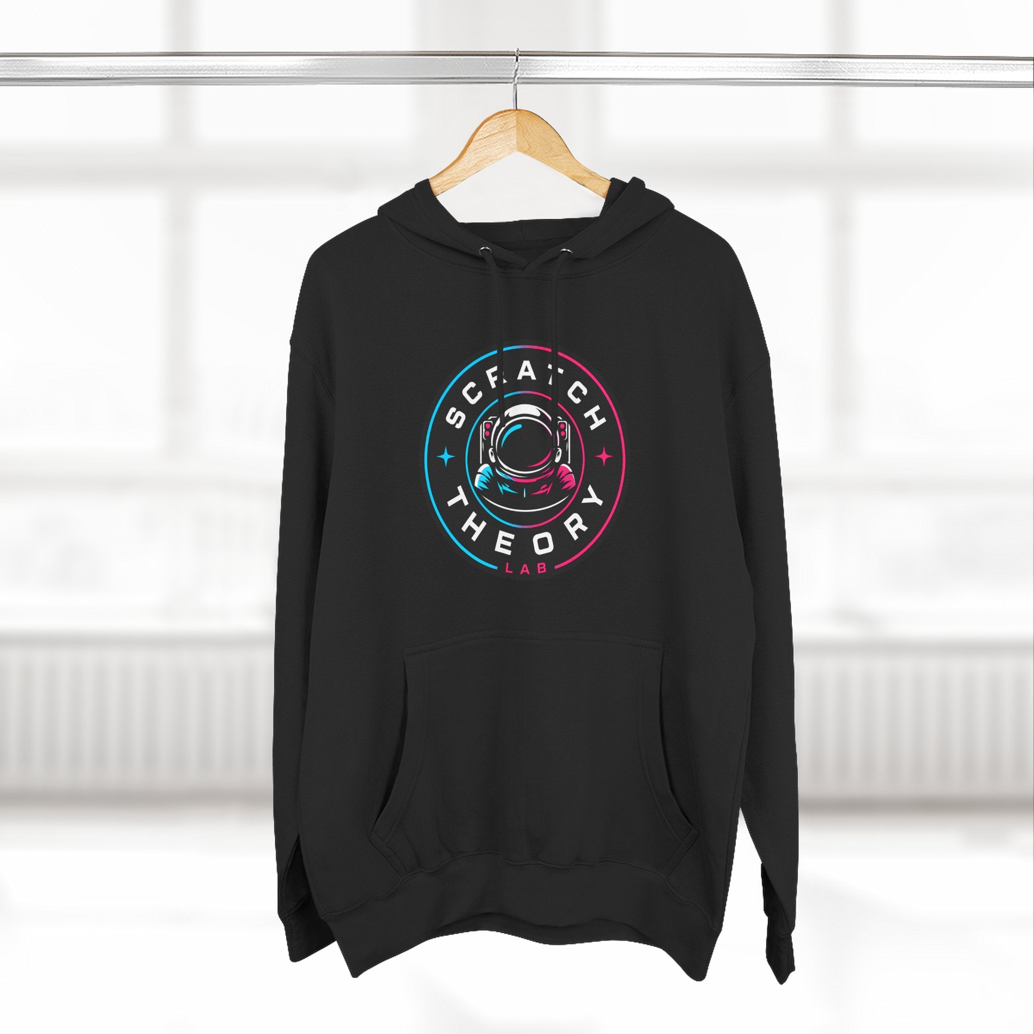 Scratch Theory Badge Logo Pullover Hoodie