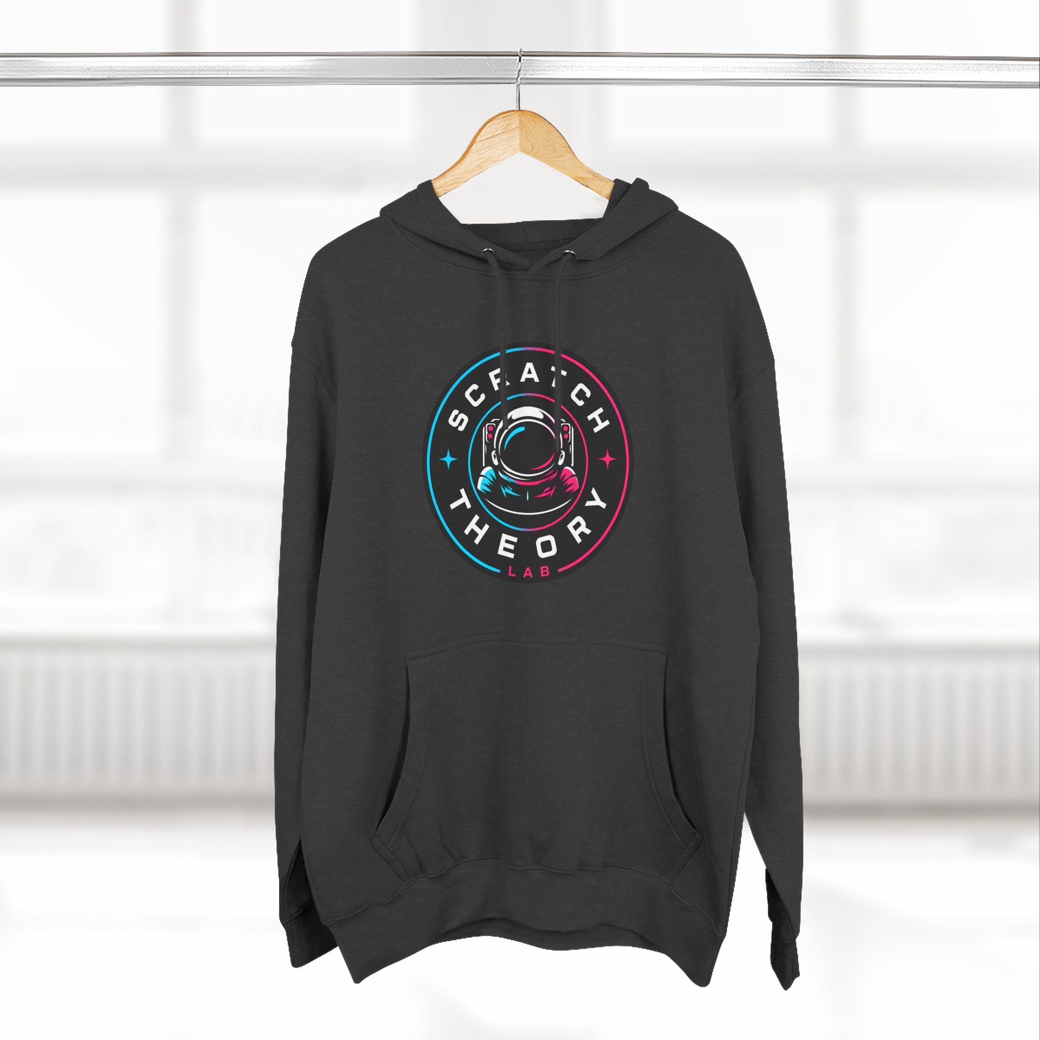 Scratch Theory Badge Logo Pullover Hoodie