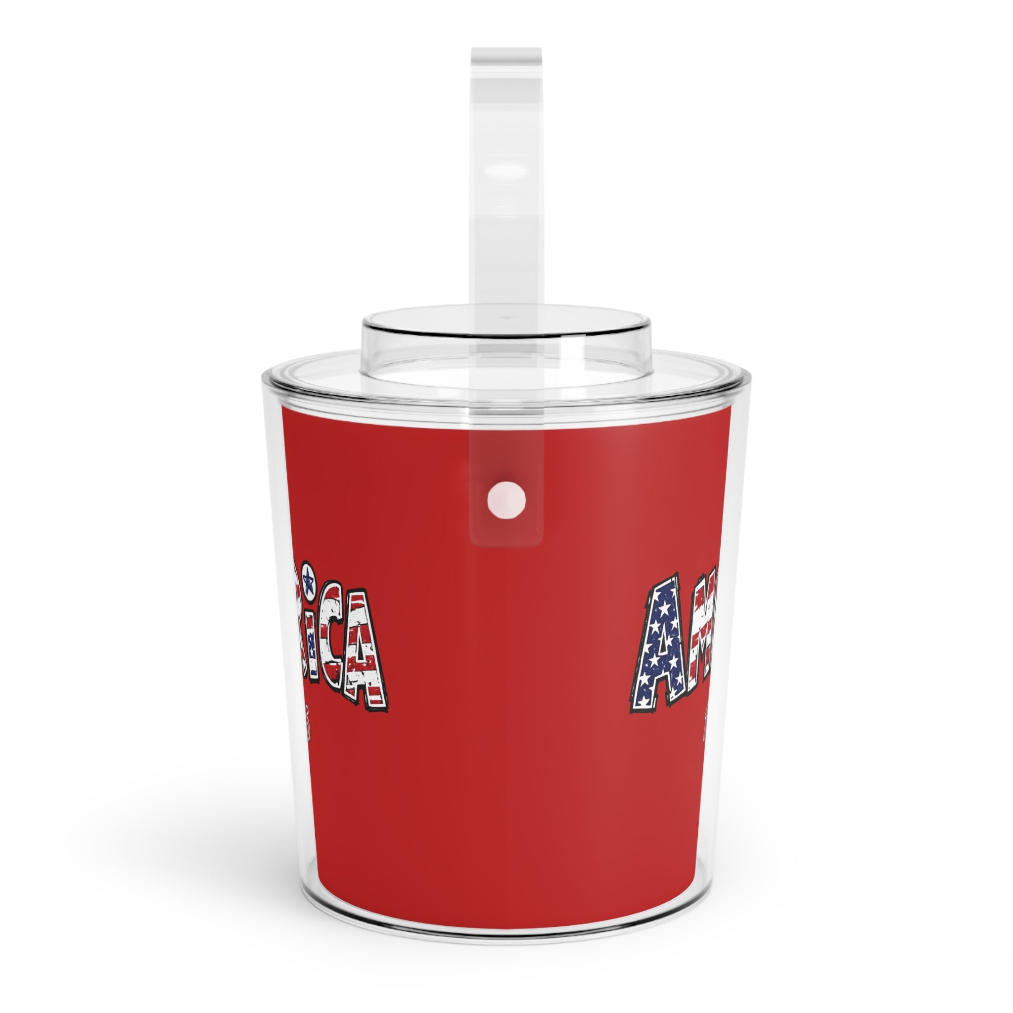 America 1776 Ice Bucket with Tongs