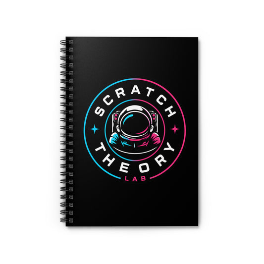 Scratch Theory Lab Badge Logo Spiral Notebook