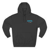 Neon Space Helmet Fleece Pullover Hoodie