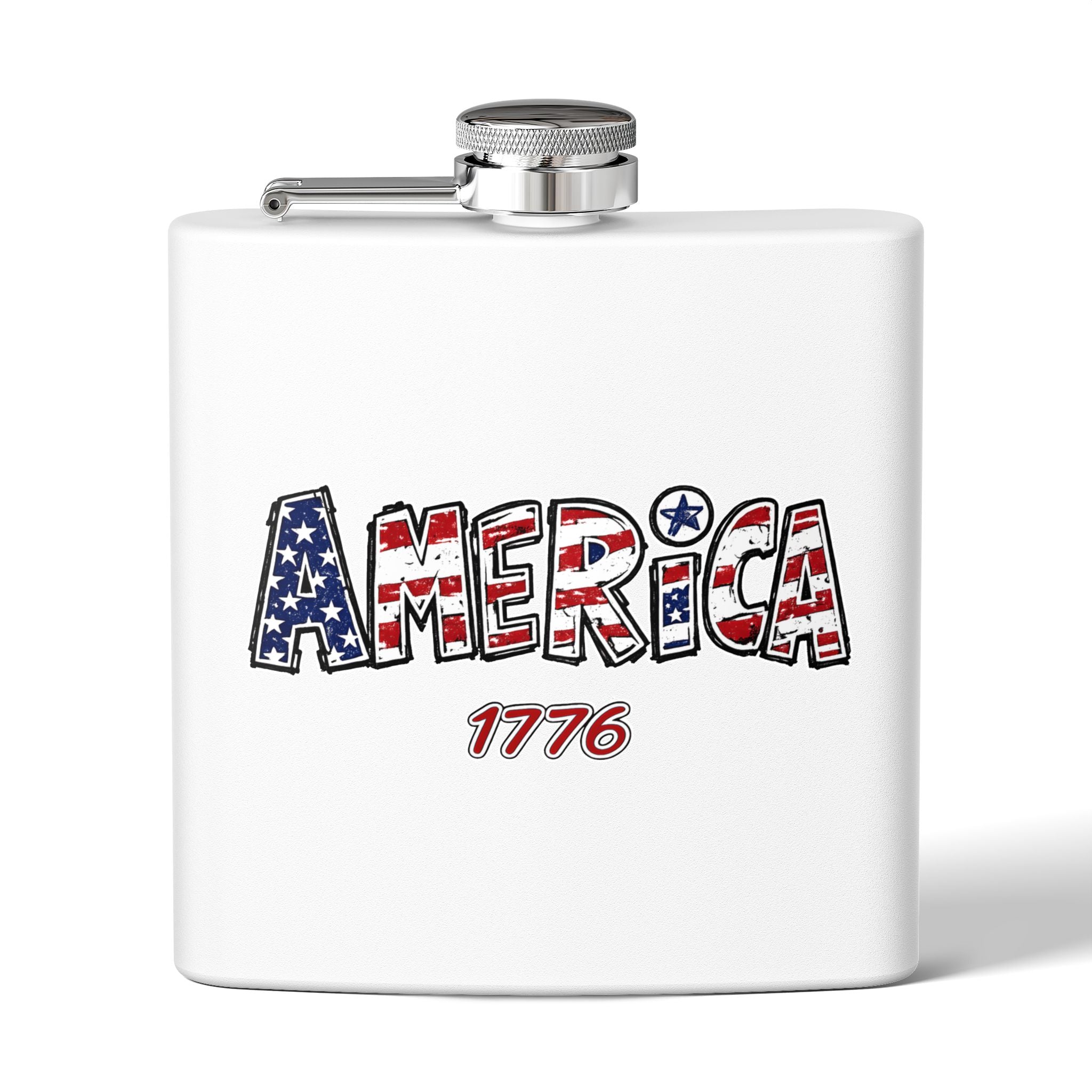 America 1776 Stainless Steel Flask