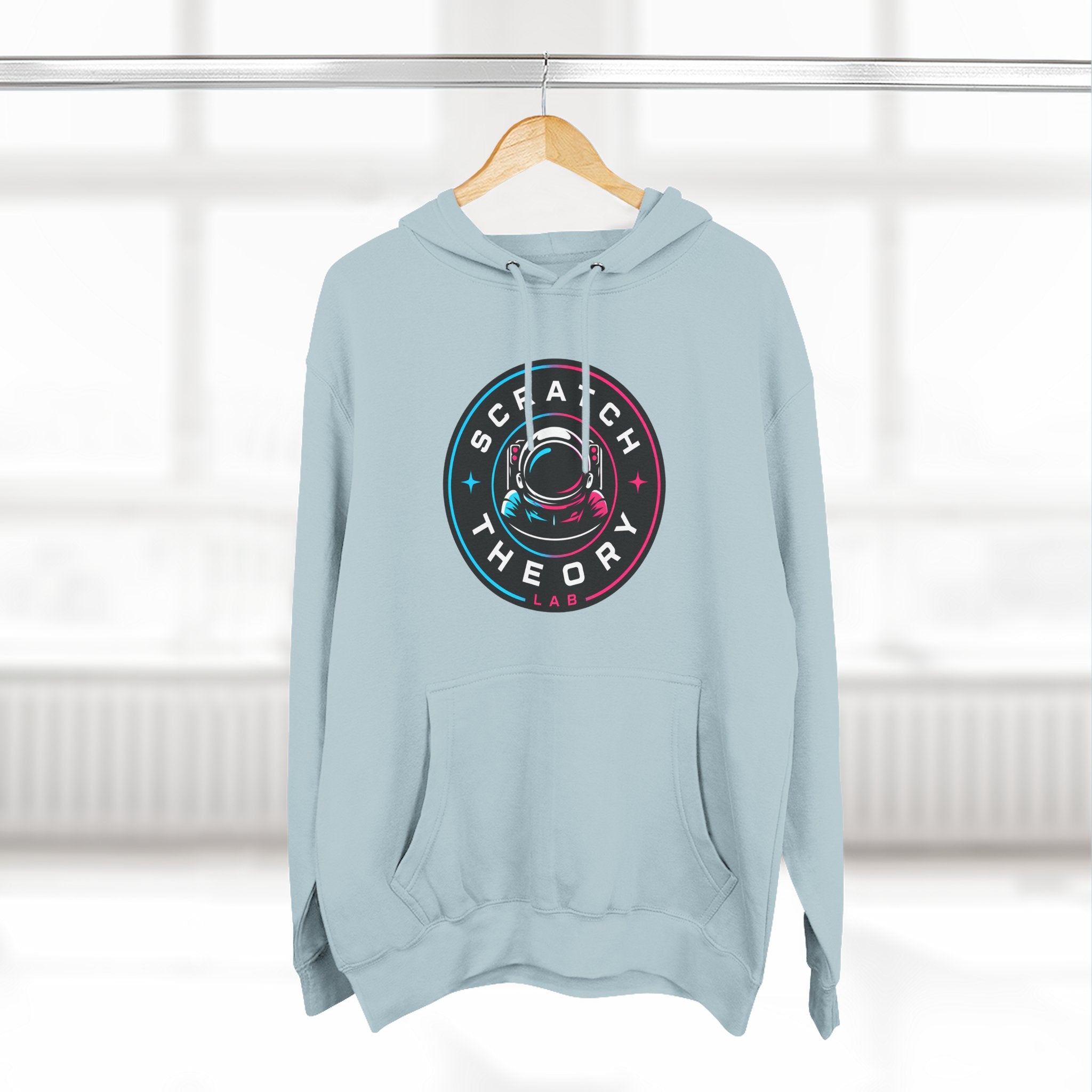 Scratch Theory Badge Logo Pullover Hoodie
