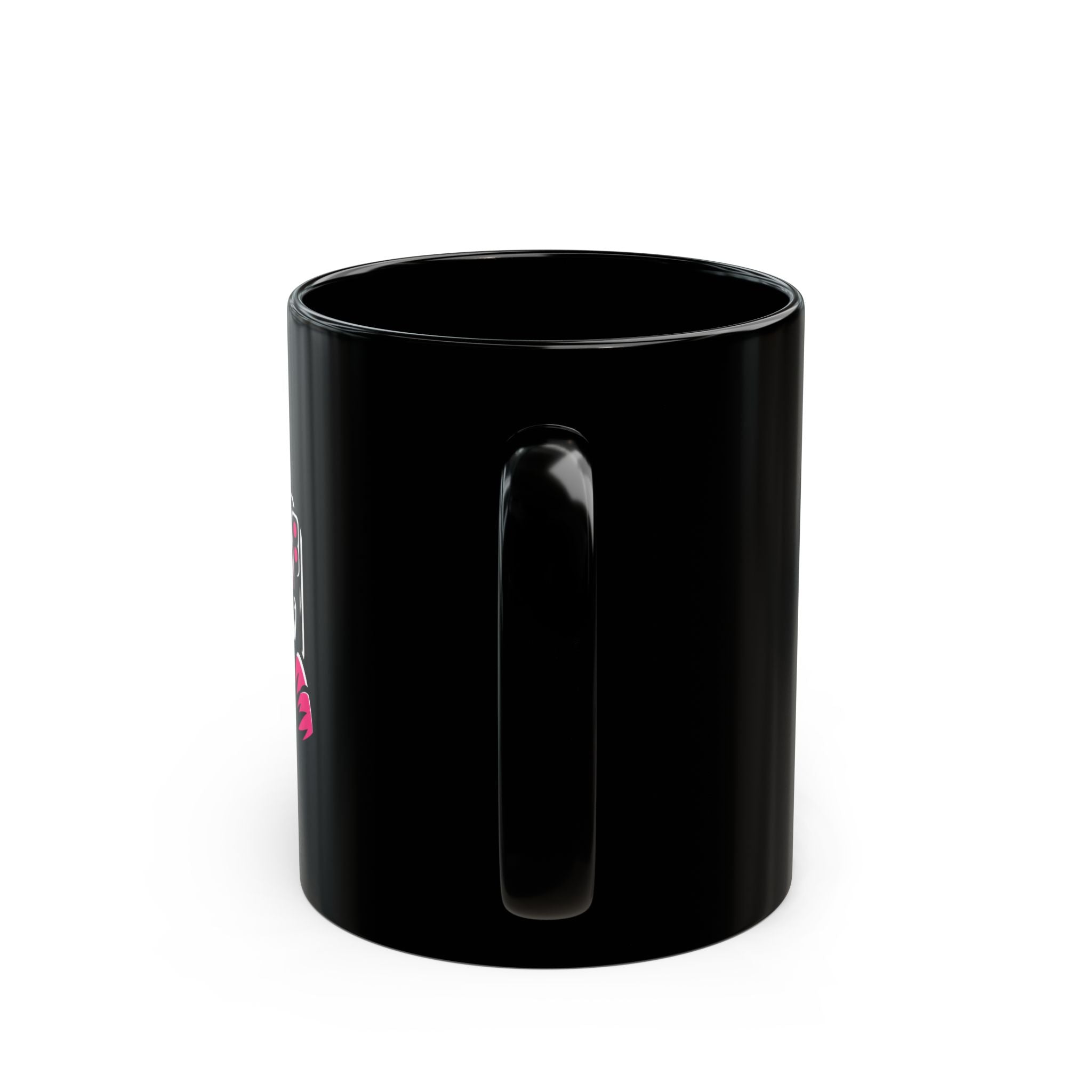Scratch Theory Lab Astronaut Neon Helmet Black Ceramic Mug (11oz/15oz)