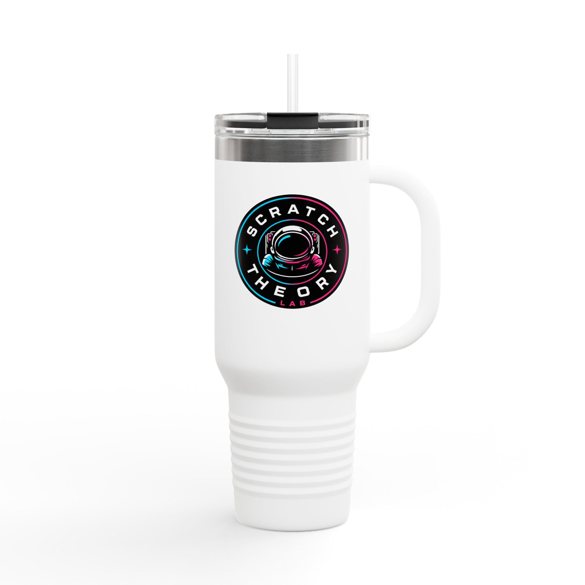 Scratch Theory Lab Badge Logo 40oz Tumbler