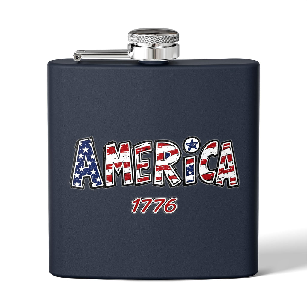America 1776 Stainless Steel Flask