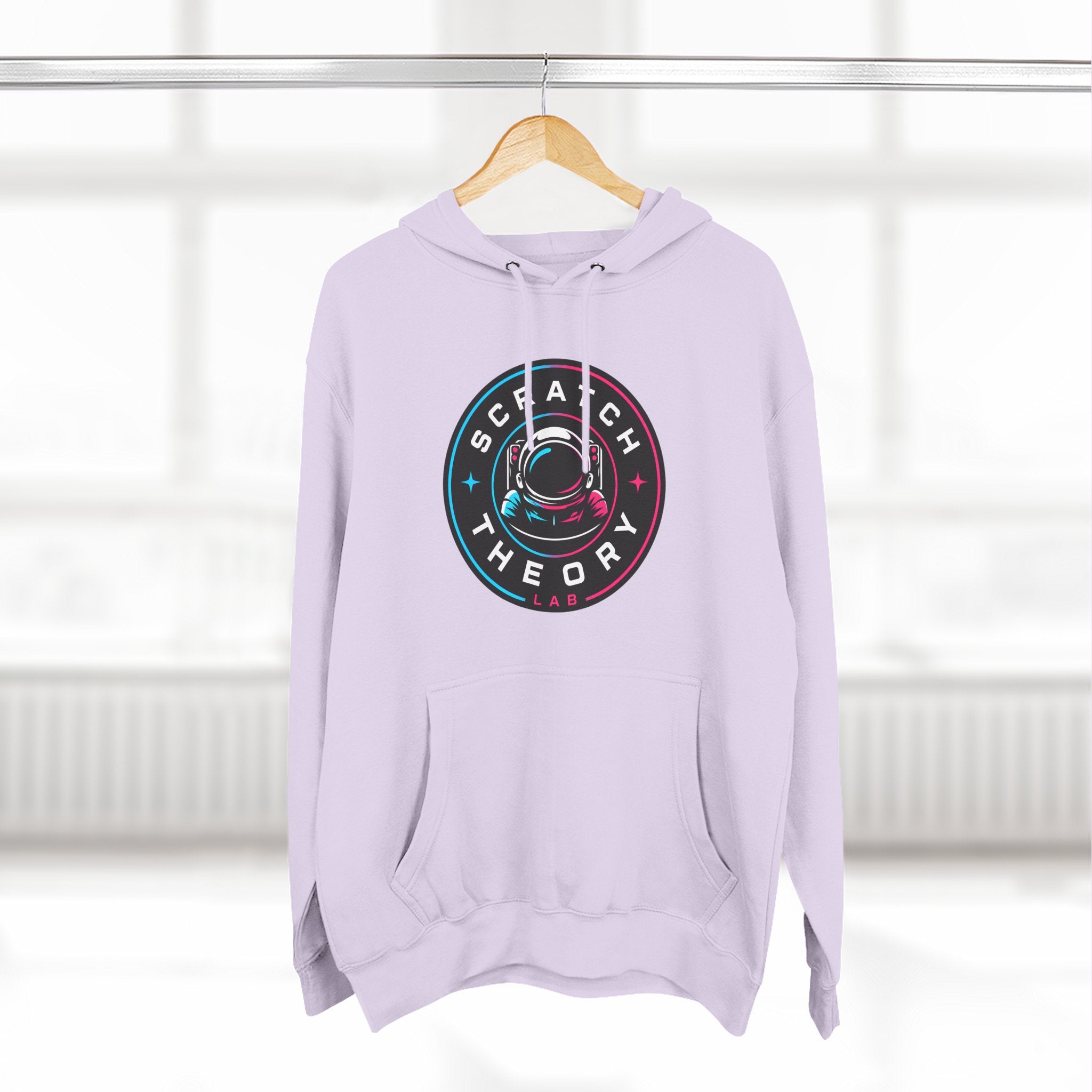 Scratch Theory Badge Logo Pullover Hoodie